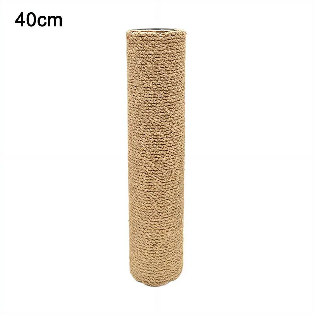 Poste Arranhador de Sisal para Gatos, Brinquedo Anti-Arranhões para Cuidado das Garras, Peças de Reposição Destacáveis DIY para Árvore de Gatos, Suprimentos Domésticos para Gatos de Estimação