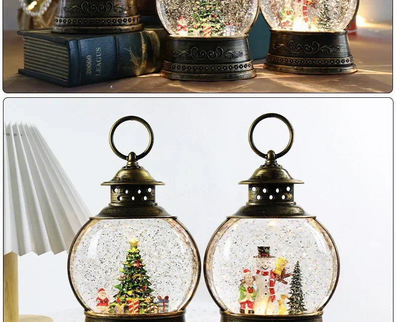 Luzes De Vento Caixas De Música, Bolas De Cristal, Árvore De Papai Noel, Enfeites, Presentes De Natal, Decorações De Carnaval, Vento