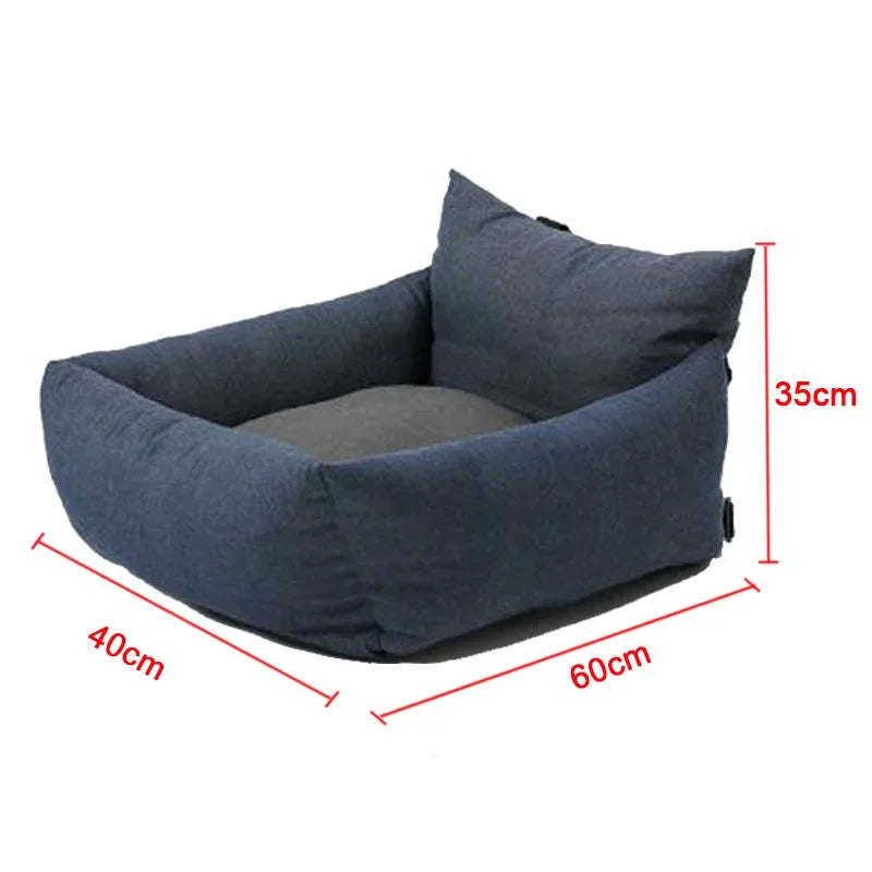 Assentos de carro para cães de viagem, céu estrelado azul, para cães pequenos e médios, capa de cama para transportar animais de estimação, produtos confortáveis e quentes para animais de estimação
