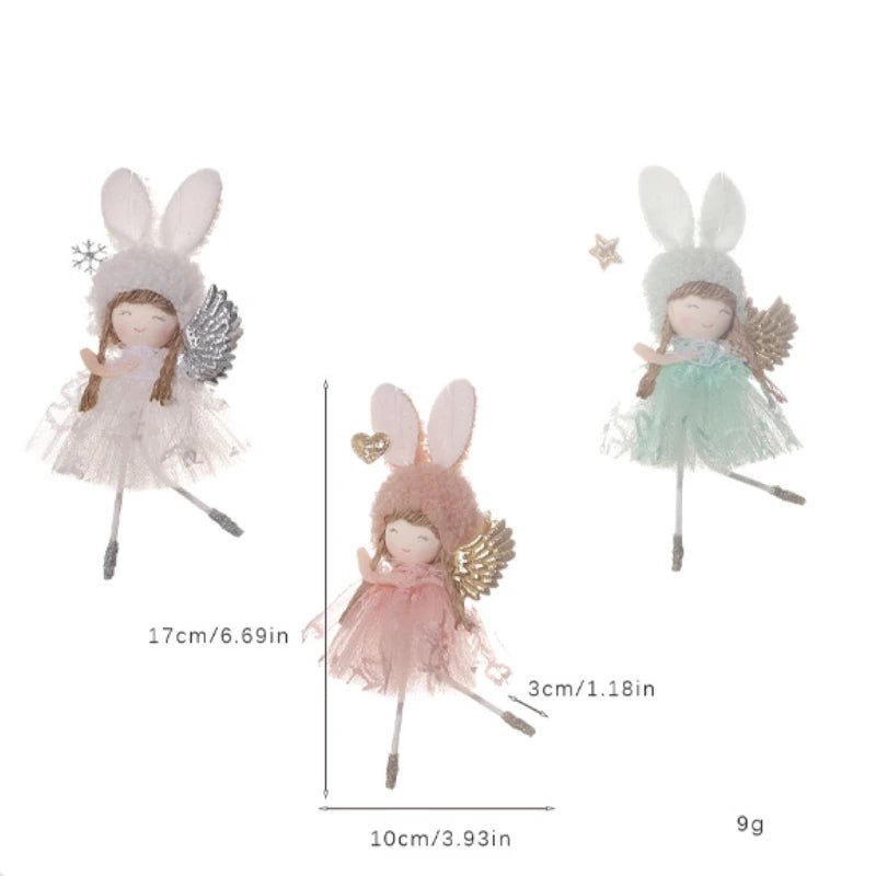 Ano novo 2024 natal anjo bonecas árvore de natal pingente ornamentos navidad 2022 decoração de natal para casa presentes natal noel deco