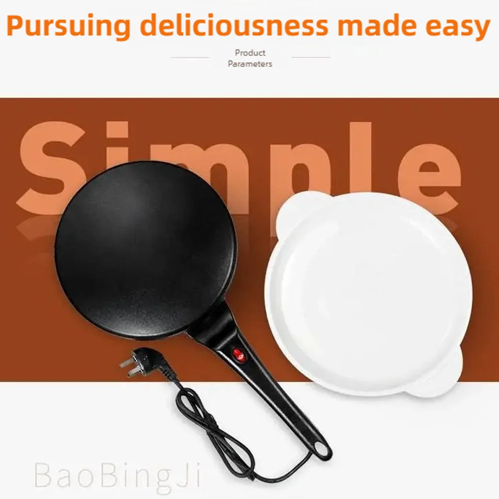 Máquina de waffle elétrica TINSOL, máquina de fazer bolos, máquina de assar pizza para o café da manhã, chapa para panquecas, frigideira antiaderente, frigideira para rolinhos primavera.