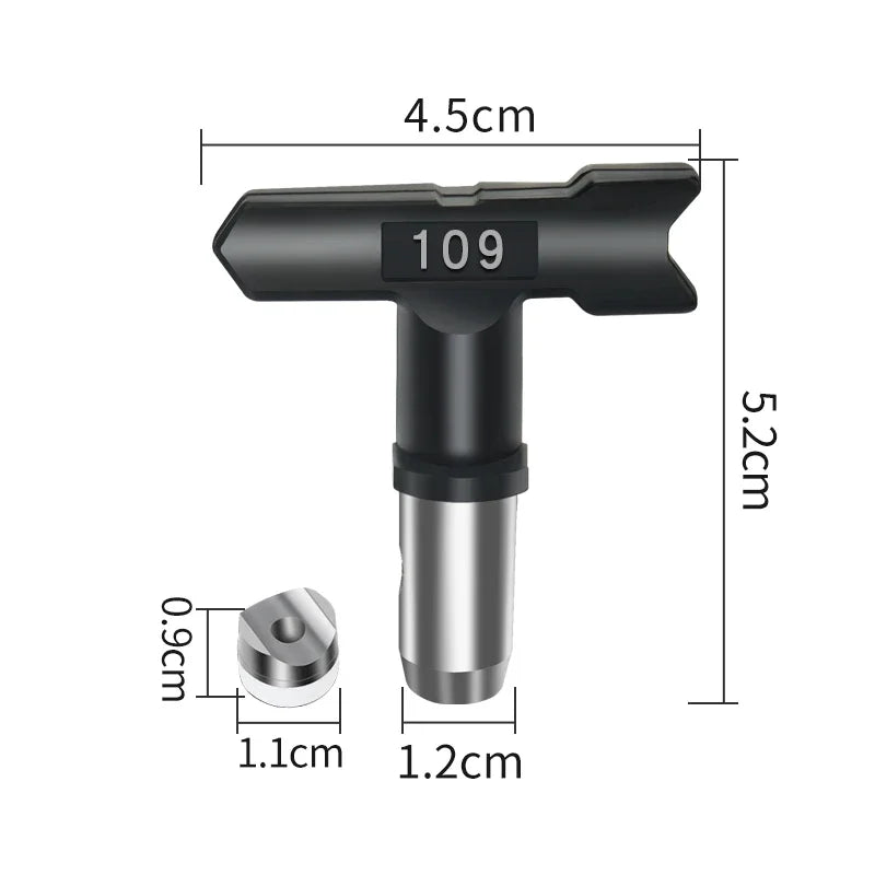 Pistola de Pulverização de Tinta Airless de Alta Pressão 3600 PSI com 4 Bicos e Protetor de Bico ou 6 Filtros para Pistola de Pulverização Airless