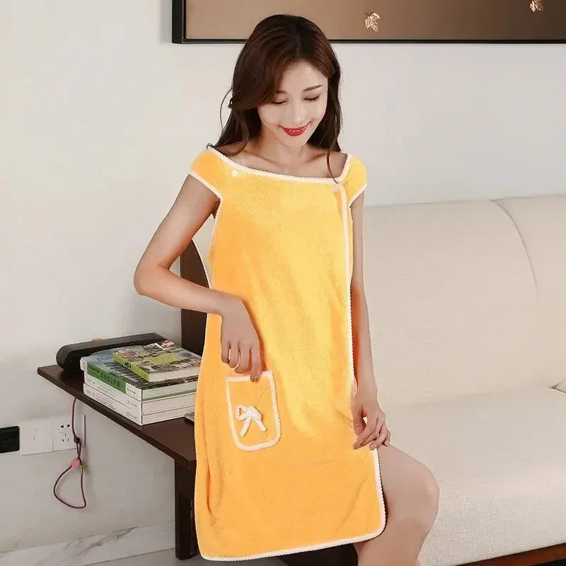 Toalhas de Banho Femininas Vestíveis para Meninas 90*130cm, Secagem Rápida, para Praia, Spa, Roupão de Banho, Roupa de Banho, Toalha para Chuveiro e Academia