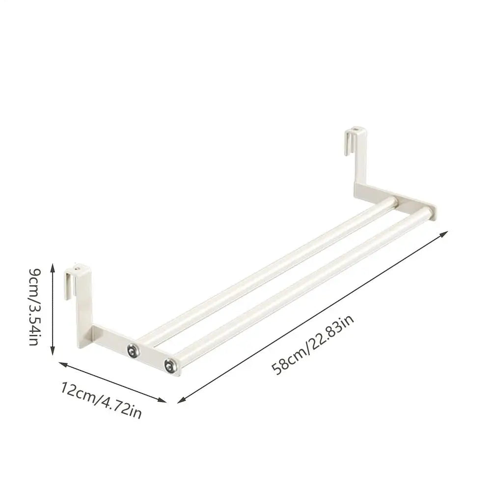 Varal de Roupas Montado na Parede, Suporte para Toalhas de Alta Resistência, Economizador de Espaço, Varal de Roupas para Quarto e Closet