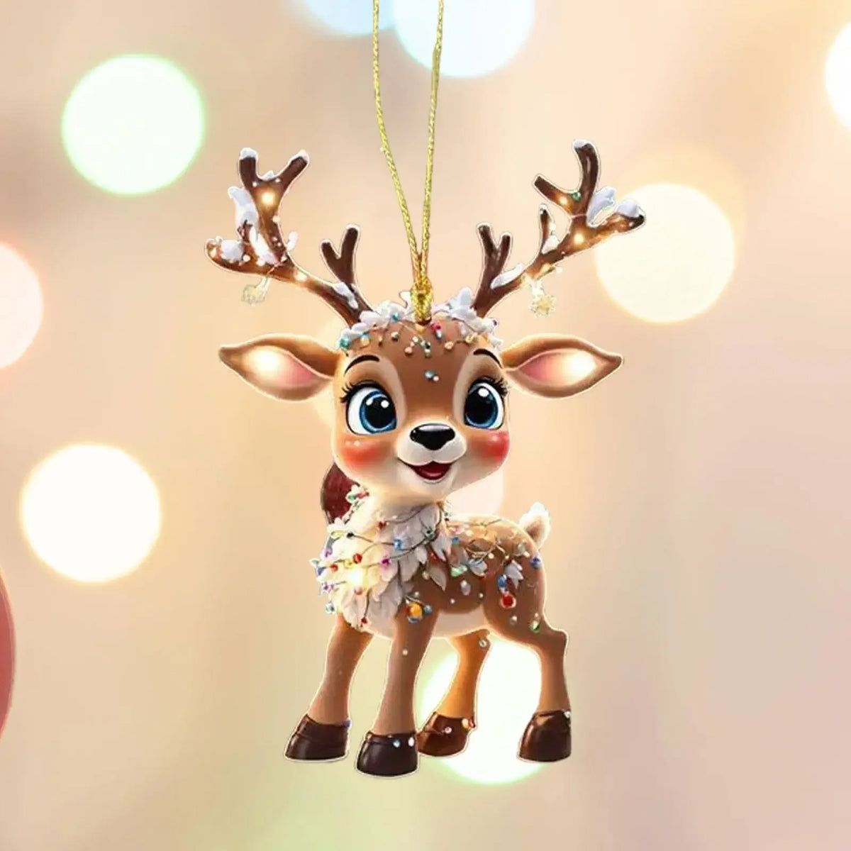 Decoração de natal cervos árvore de natal elk ornamento decoração para casa rena feliz natal presente navidad noel ano novo 2024