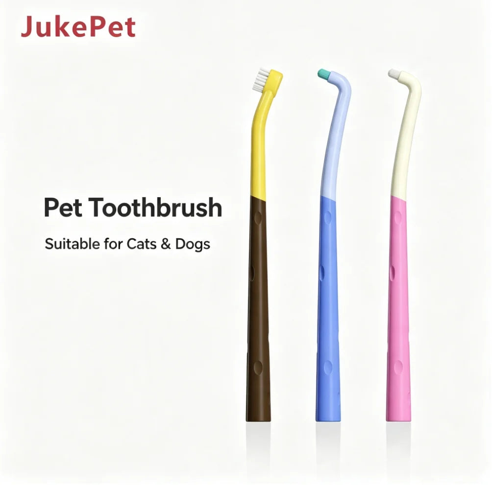Escova de Dentes para Animais de Estimação, Escova de Dentes Plástica para Cães, Remoção de Tártaro, Limpeza Bucal, Cuidados com Animais de Estimação, Limpeza Bucal para Gatos