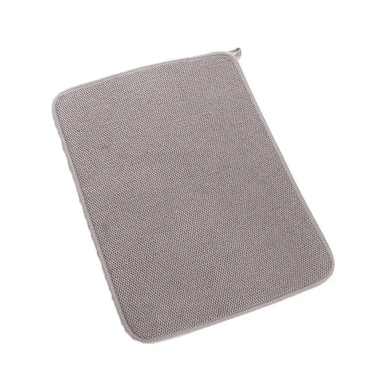 Tapete de secagem de prato no armário tapetes de mesa absorvente de microfibra antiderrapante resistente ao calor almofada de drenagem