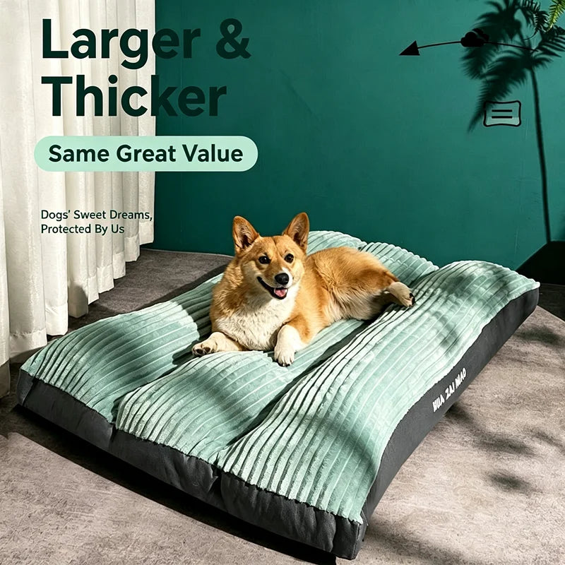 Cama para Cães para Dormir, Tapete Universal para Animais de Estimação para Todas as Estações com Capa Removível e Lavável, Almofada para Gatos Resistente a Mordidas, Brinquedo Interativo para Brincar Sozinho