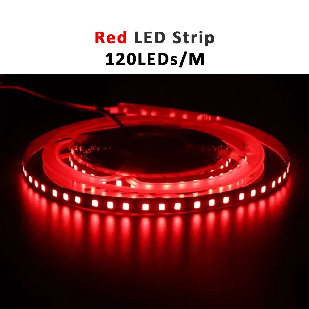 Fita de LED 12V 5m SMD 2835 5mm 8mm, Fita Flexível para Iluminação Decorativa Interna Kasa & Pet