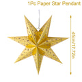Estrela oca pendurado pingentes ramadan decoração 2024 para casa navidad natal noel presentes enfeites de natal ano novo 2024