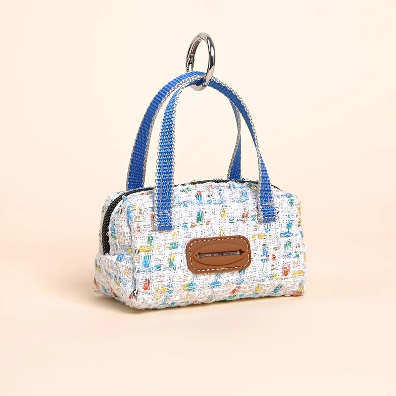 Saco para cocô de animais de estimação, bolsa portátil, um pequeno bolso para petiscos de animais de estimação, uma bolsa para distribuição de recompensas para treinamento de animais de estimação, pequena bolsa de m