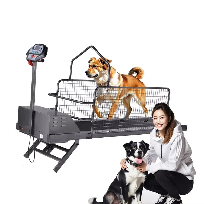 Esteira Elétrica para Animais de Estimação, Equipamento de Treinamento Esportivo para Cães, Máquina de Caminhada e Corrida com Inclinação Ajustável
