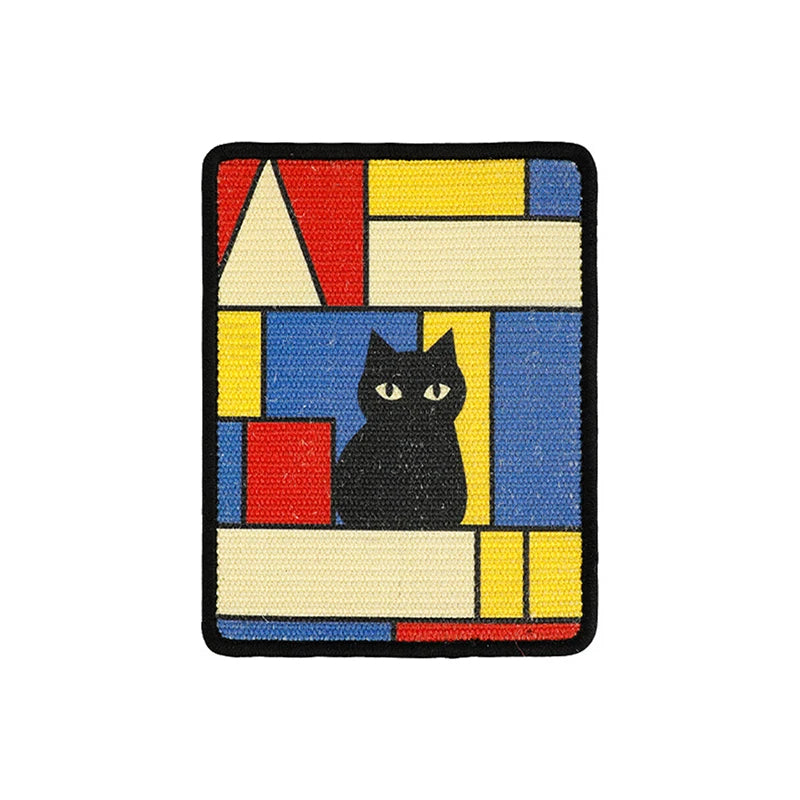 【xxx】Arranhador de Parede Durável para Gatos com Bordas Costuradas e Tecido Macio para Brincadeiras Internas – Design que Economiza Espaço
