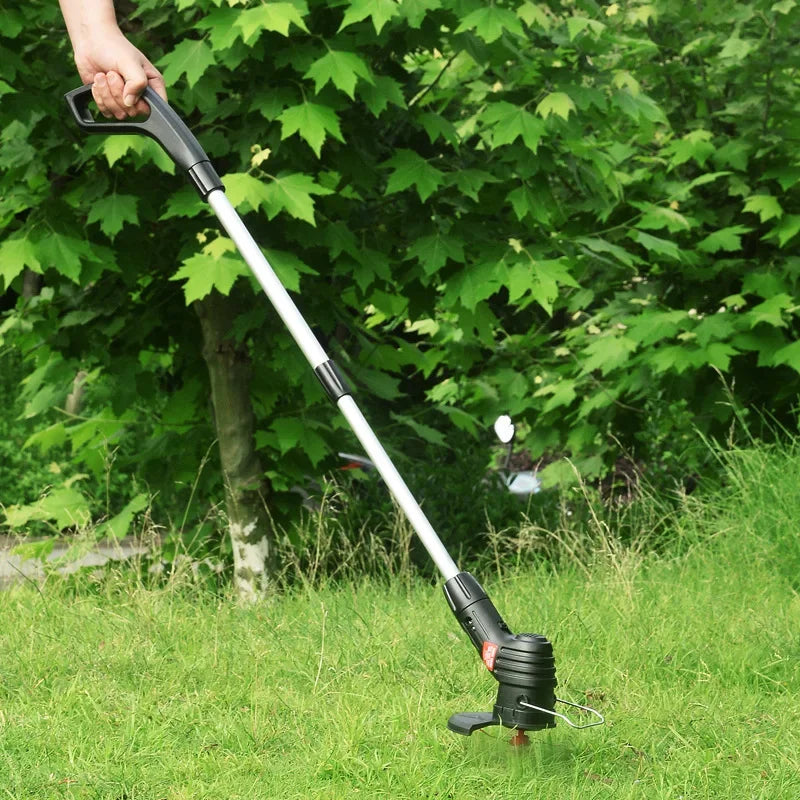 Aparador de grama elétrico portátil recarregável sem fio baixo ruído flor jardinagem poda portátil pequeno gramado corte ferramenta jardim