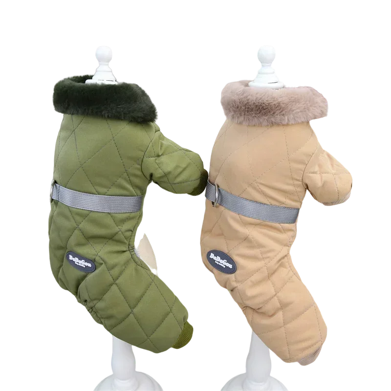 Roupas de inverno para cães de estimação, jaqueta super quente, casaco de algodão grosso, à prova d'água, roupas para cães pequenos, buldogue francês, roupa de cachorro
