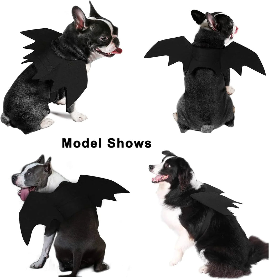 Asas de Morcego para Animais de Estimação de Halloween, Acessórios de Cosplay para Gatos e Cães, Adereços de Transformação para Festas Festivas com Atmosfera Divertida
