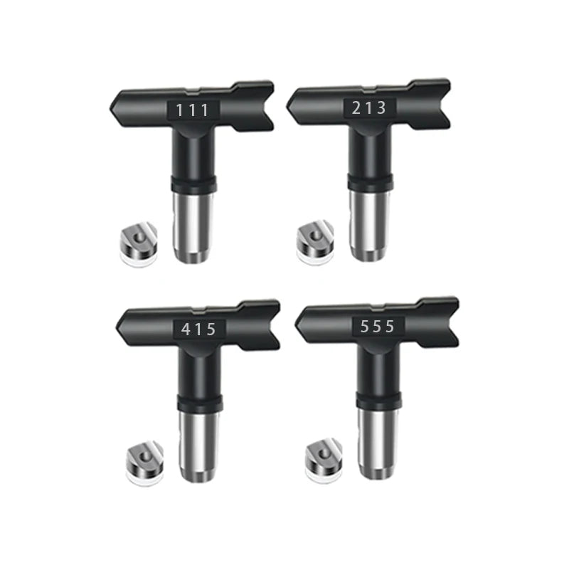 Pistola de Pulverização de Tinta Airless de Alta Pressão 3600 PSI com 4 Bicos e Protetor de Bico ou 6 Filtros para Pistola de Pulverização Airless