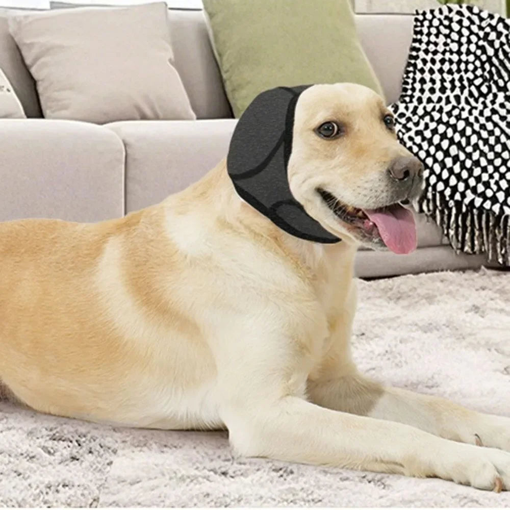 Protetor Auditivo Antirruído para Cães: Abafador Calmante Impermeável e à Prova de Choque para Cães - Novo