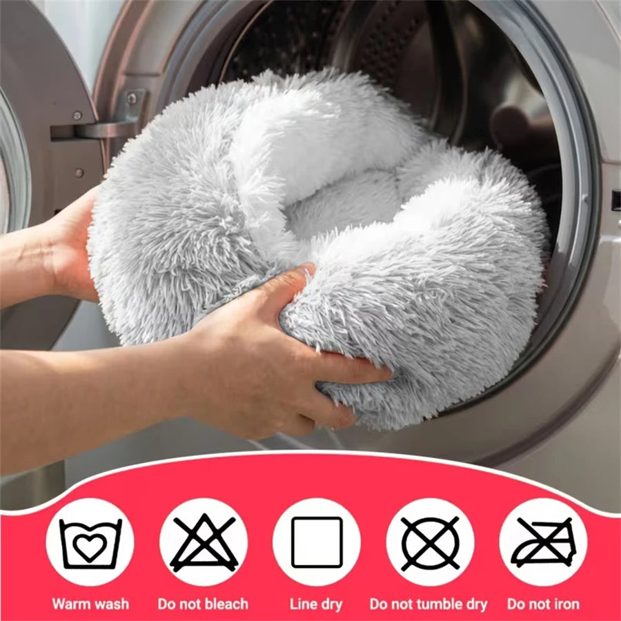 Camas aconchegantes para gatos, colchão para cães, cama quente e macia de pelúcia para animais de estimação, em formato de concha, semi-fechada, ninhos para dormir para gatos, para cães pequenos e gatinhos