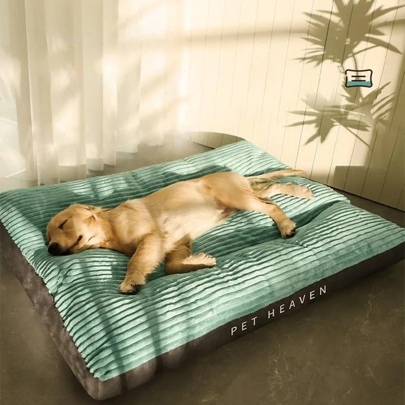 Cama para Cães para Dormir, Tapete Universal para Animais de Estimação para Todas as Estações com Capa Removível e Lavável, Almofada para Gatos Resistente a Mordidas, Brinquedo Interativo para Brincar Sozinho