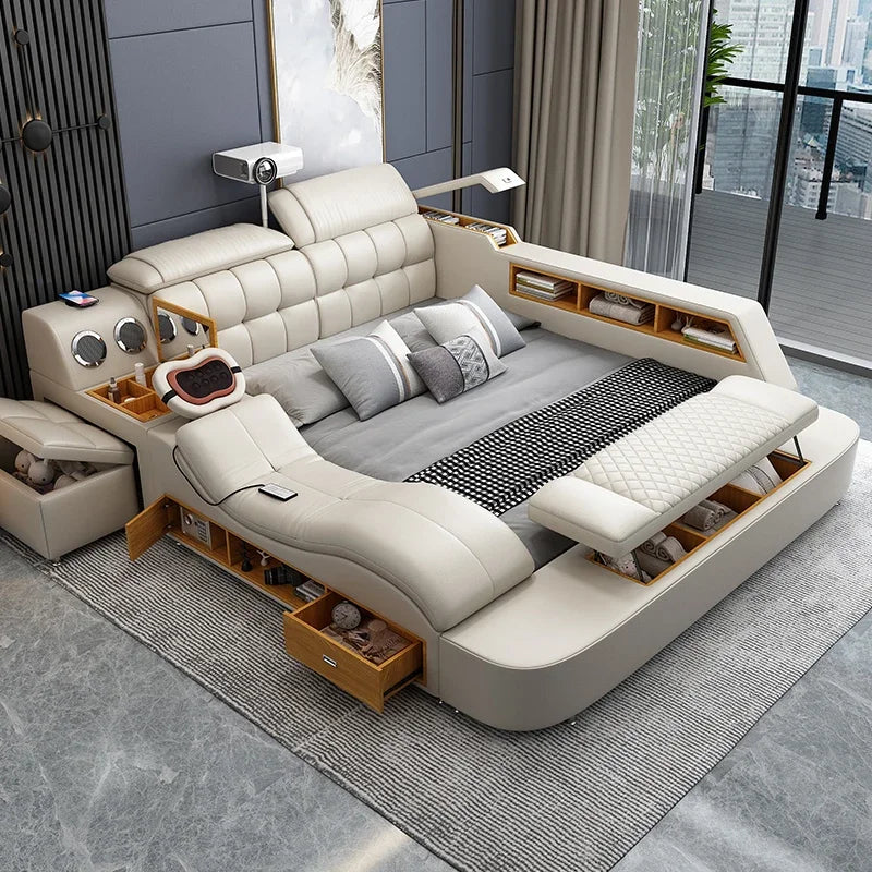 Frame Upholstered Bed Handles Unique Double Modern Children Bed Luxury Sleeping Muebles Para El Hogar Bedroom Decoration