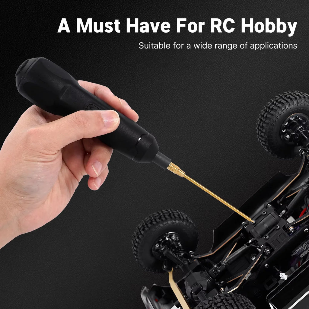 Mini conjunto de chave de fenda elétrica sem fio com bits para crawlers 1/18 1/24 RC