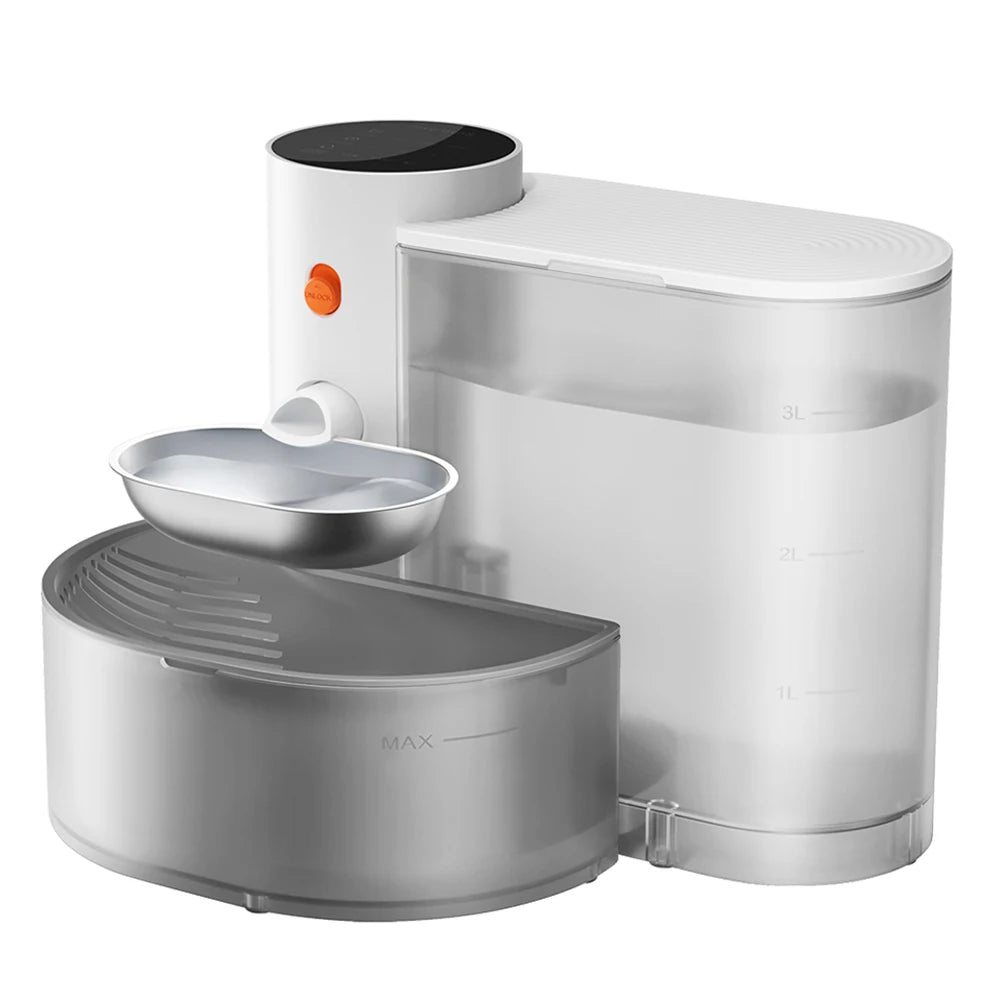 Fonte de água inteligente para animais de estimação, 3l/100oz, automática, fonte de água para gatos, sem filtro, dispensador de beber para gatos e cães pequenos Kasa & Pet