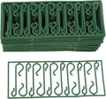 50/400 pçs mini gancho de natal de plástico em forma de s árvore de natal bola pingentes ornamento pendurado cabide diy navidad decoração de festa em casa