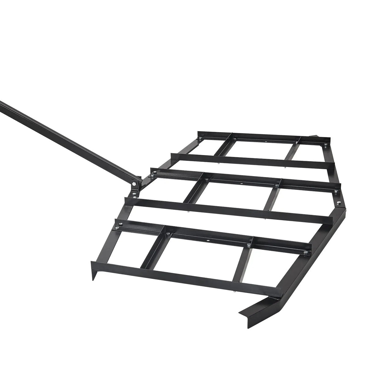 "Garden Tools Accessories 84" Width Tow Behind Q235 Steel Drag Harrow with Adjustable Bars & Pin Hitch Supports 50"
