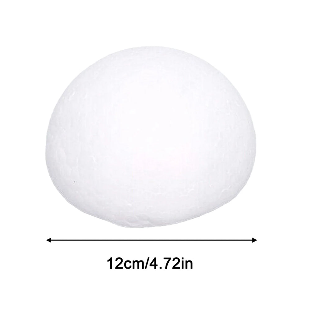 7.5/8/9/10/12/15cm meia redonda poliestireno bolas de espuma para diy natal crianças pintadas festa de casamento bolas de flores decoração