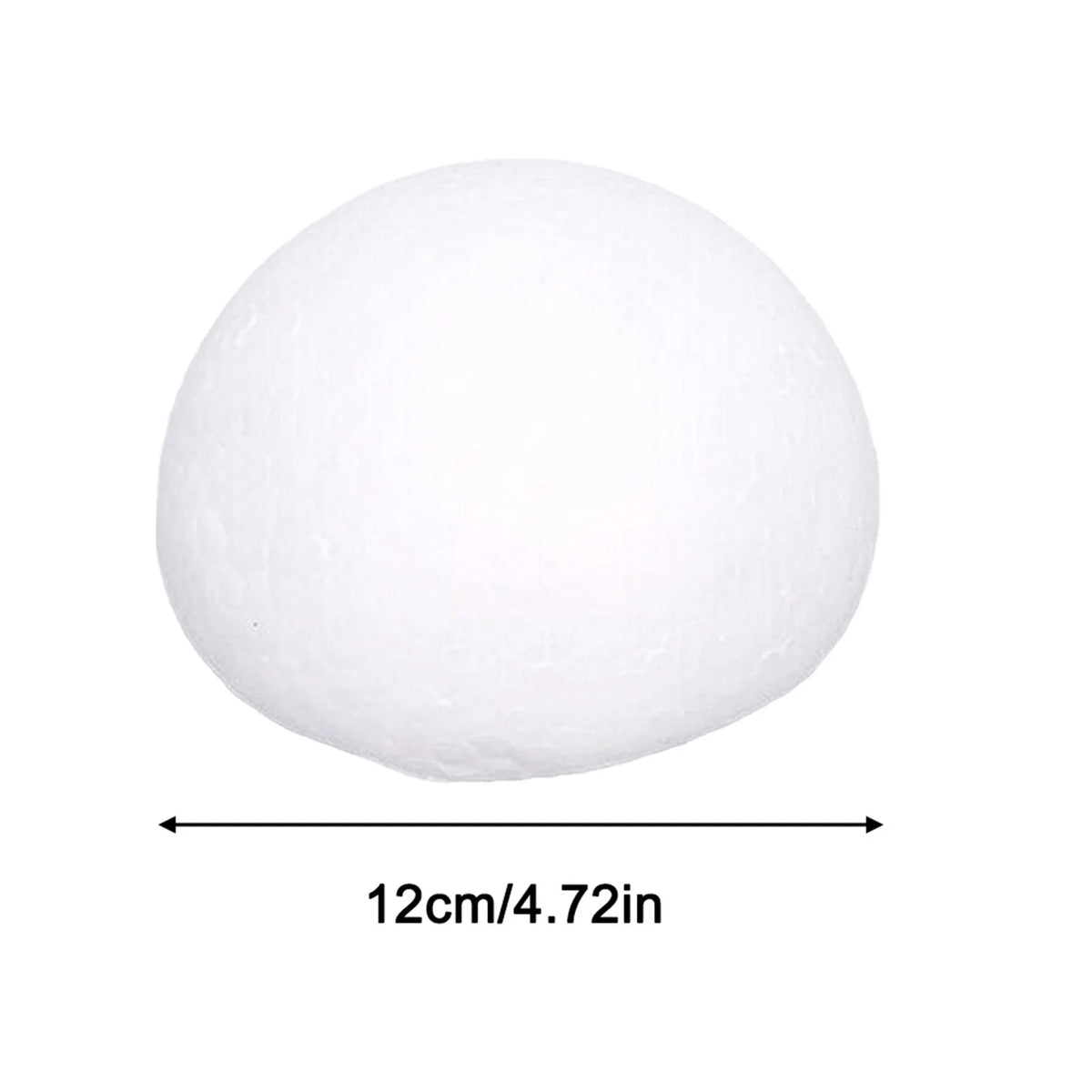 7.5/8/9/10/12/15cm meia redonda poliestireno bolas de espuma para diy natal crianças pintadas festa de casamento bolas de flores decoração