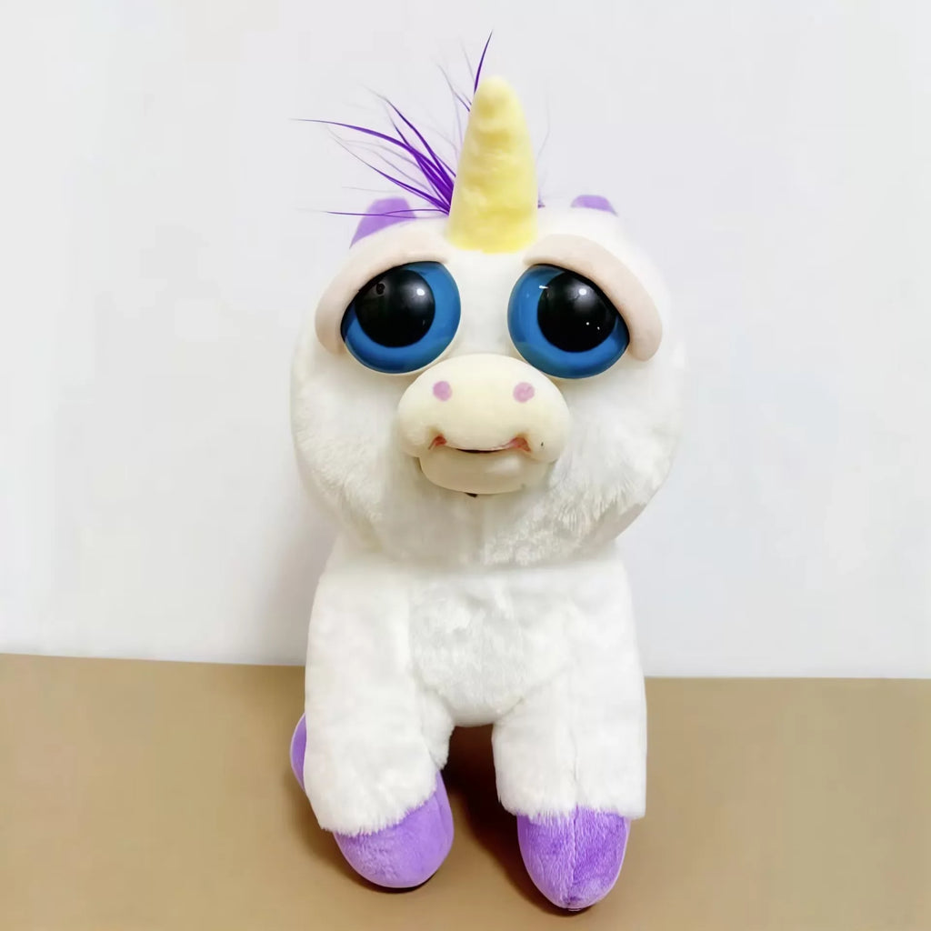 Boneco de Animal de Tamanho Médio Feisty Pets, Panda com Rosto Intercambiável, Brinquedo Interativo para Crianças