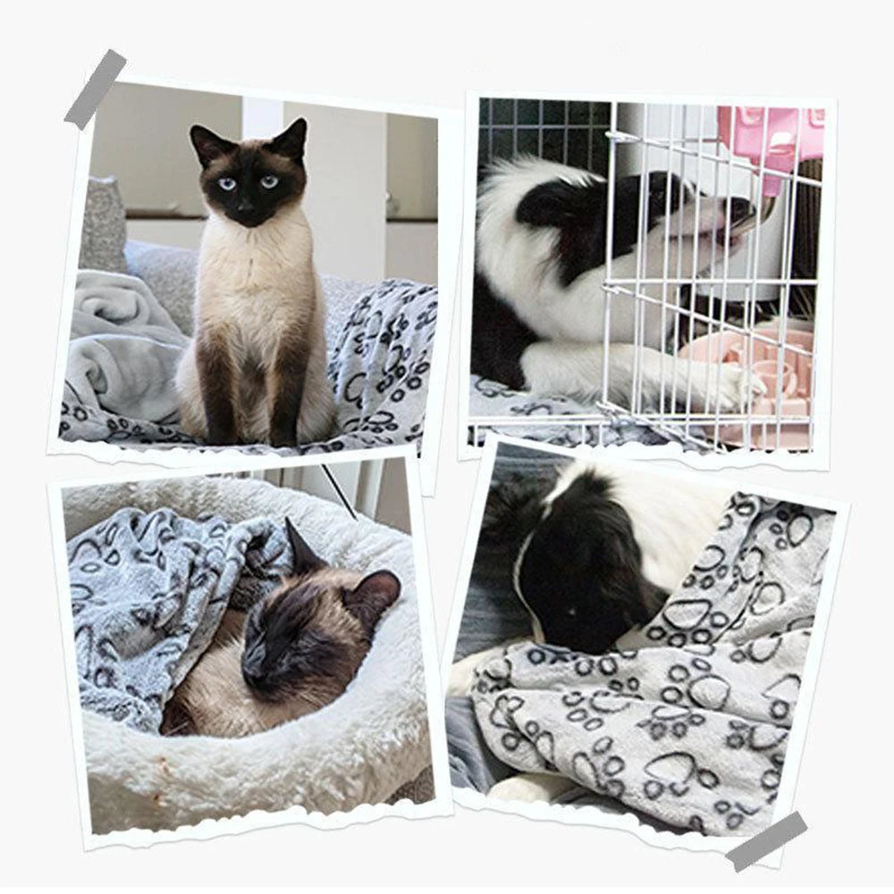 Cobertor macio de inverno para cães lavável, cobertor para gatos para gatos internos, tapete grande, médio e pequeno, presentes para cachorros, cama essencial (cinza)