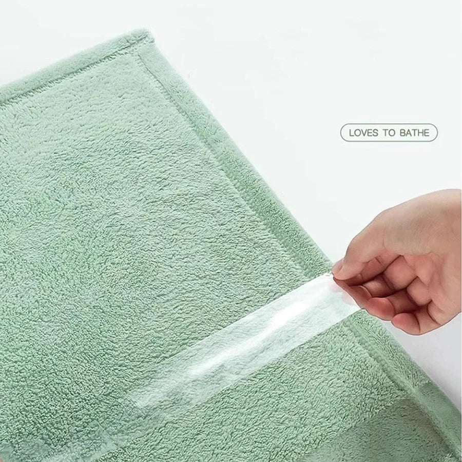 1 peça 80cm x 80cm toalha de banho de tamanho grande feita de lã coral de poliéster, pode ser usada como toalha, padrões de desenhos animados fofos amados por bebês, adequada para recém-nascidos e crianças pequenas, ad