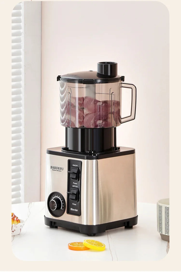 220v-3l 6 em 1 liquidificador de aço inoxidável grande capacidade corte legumes e fragmentos sorvete moedor de salada moedor de carne espremedor