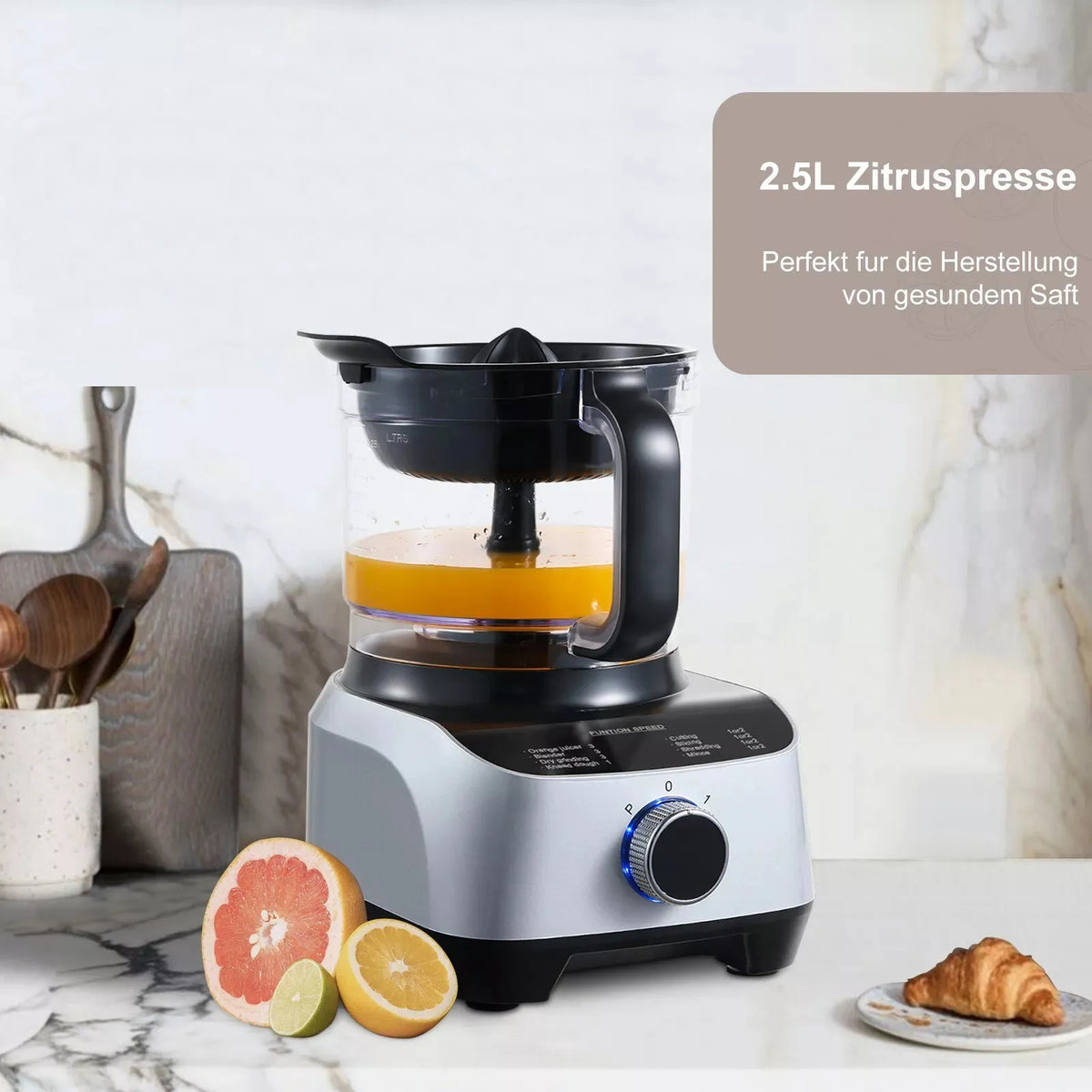 Topstrong 1300W Batedeira Multifuncional 11 em 1 Processador de Alimentos YYFP410