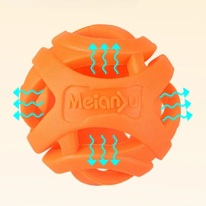 Brinquedos para Animais de Estimação - Bolas de Mastigar Resistentes a Mordidas - Bolas Ocas Elásticas - Bolas de Treinamento - Brinquedos de Entretenimento e Relaxamento - Suprimentos para Animais de Estimação
