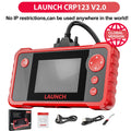 2026 NOVO LANÇAMENTO X431 CRP123 V2.0 Scanner Automotivo OBD2 para Diagnóstico de Motor/ABS/SRS/Transmissão, Ferramenta de Análise com 3 Funções de Redefinição