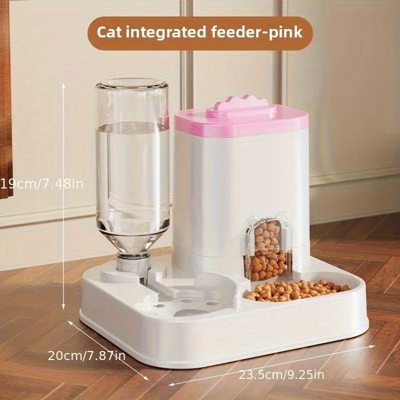Alimentadores e dispensadores de água automáticos para animais de estimação de grande capacidade, adequados para cães e gatos