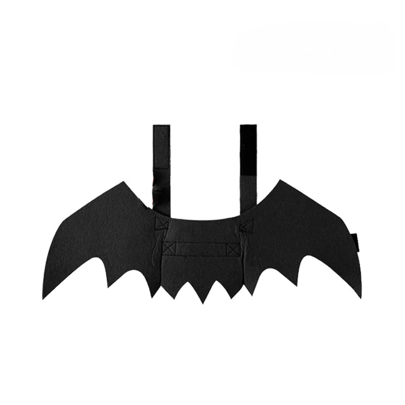 Halloween animal de estimação asas de morcego traje de feltro para cães pequenos gatos bonito engraçado roupa para animais de estimação vestuário para festa de halloween cosplay acessórios