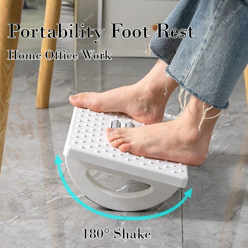 1pc portabilidade pé resto sob mesa apoio para os pés ergonômico pé fezes balancim placa de equilíbrio confortável pé fezes para escritório em casa