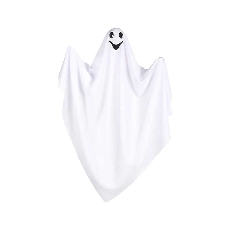 Ornamento de Fantasma Branco de Halloween com Várias Expressões, Decoração Suspensa para Interiores e Exteriores, Adereços de Palco para o Festival dos Fantasmas