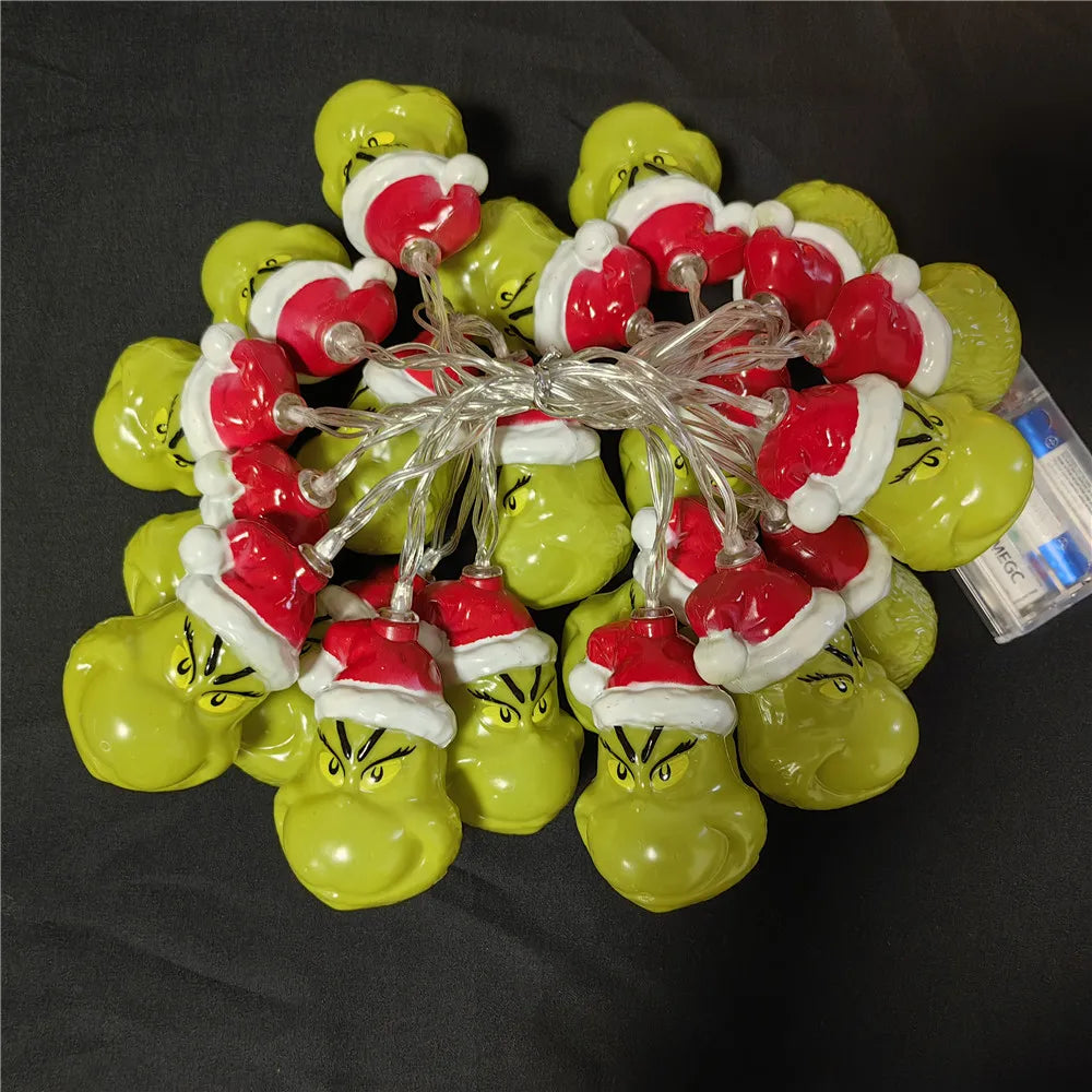 Natal luzes led luzes da corda decorações para árvore casa jardim interior ao ar livre contas dia das bruxas decorações do feriado