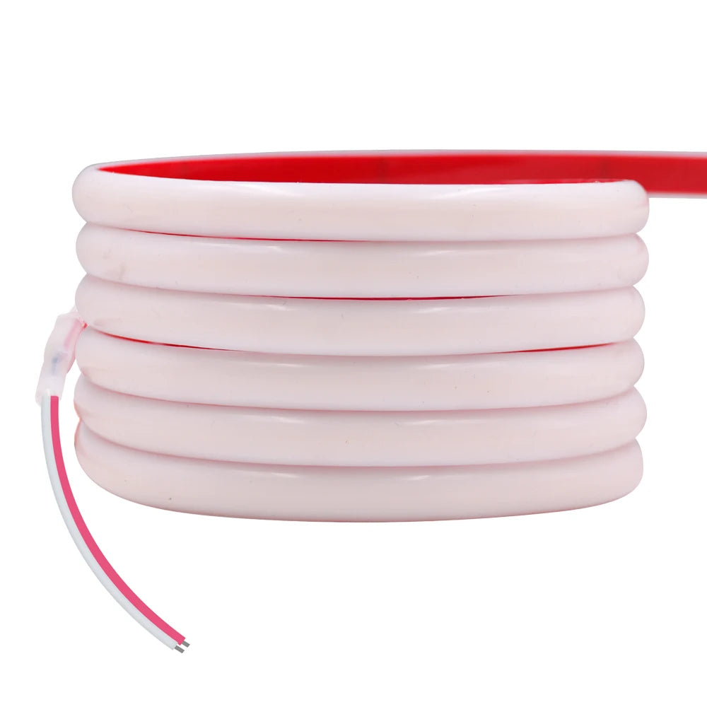 Fita de néon led cob à prova d'água ip68, 12v, 24v, 320leds/m, fita flexível ra90, forro de alta densidade, iluminação 3000k-6000k