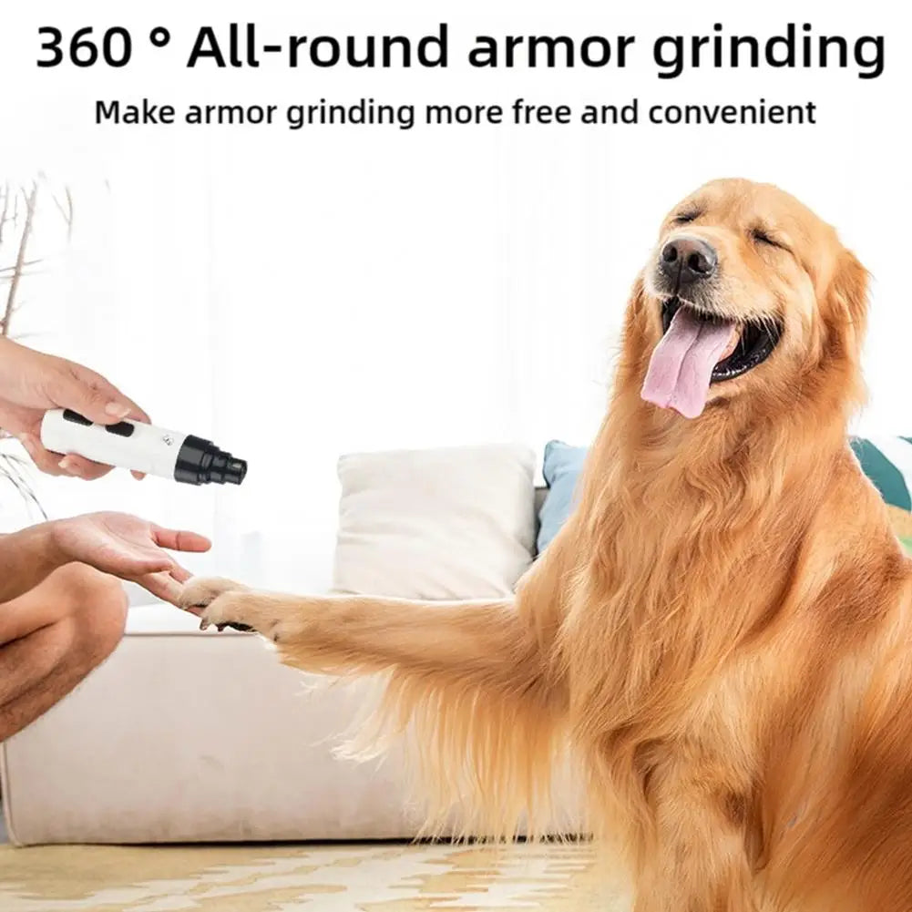 Cão aparador de unhas elétrico moedor de unhas filhote de cachorro gato cortador de unhas profissional pet grooming gadget diamante bit cabeça substituição