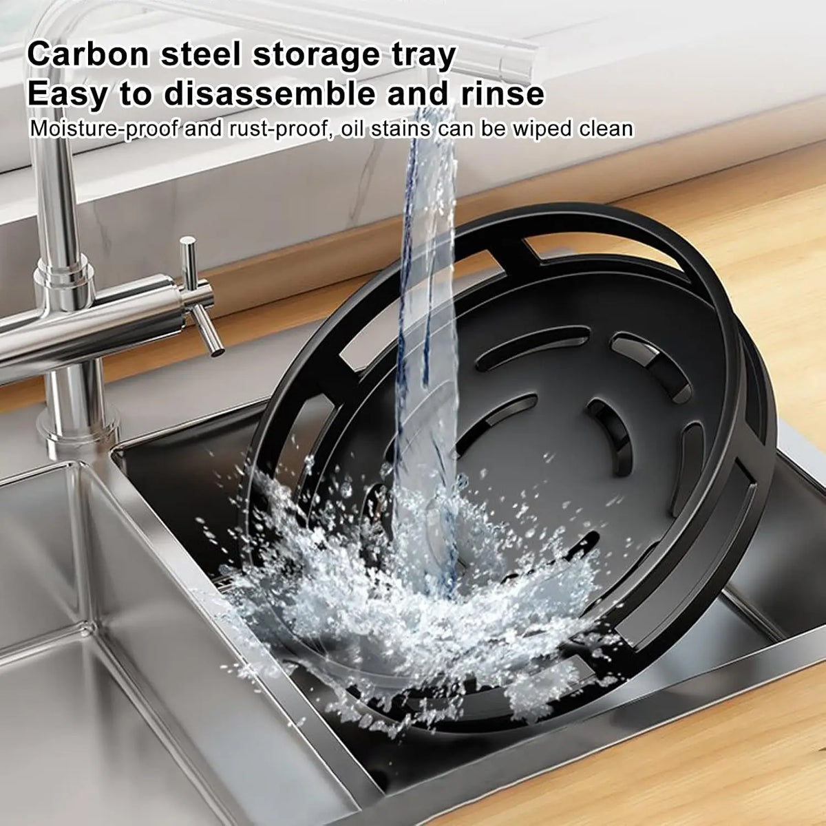 Suporte de Armazenamento de Cozinha Rotativo 360 Graus, Organizador Multifuncional de Temperos para Bancada, Suporte para Condimentos, Óleo, Molho e Temperos
