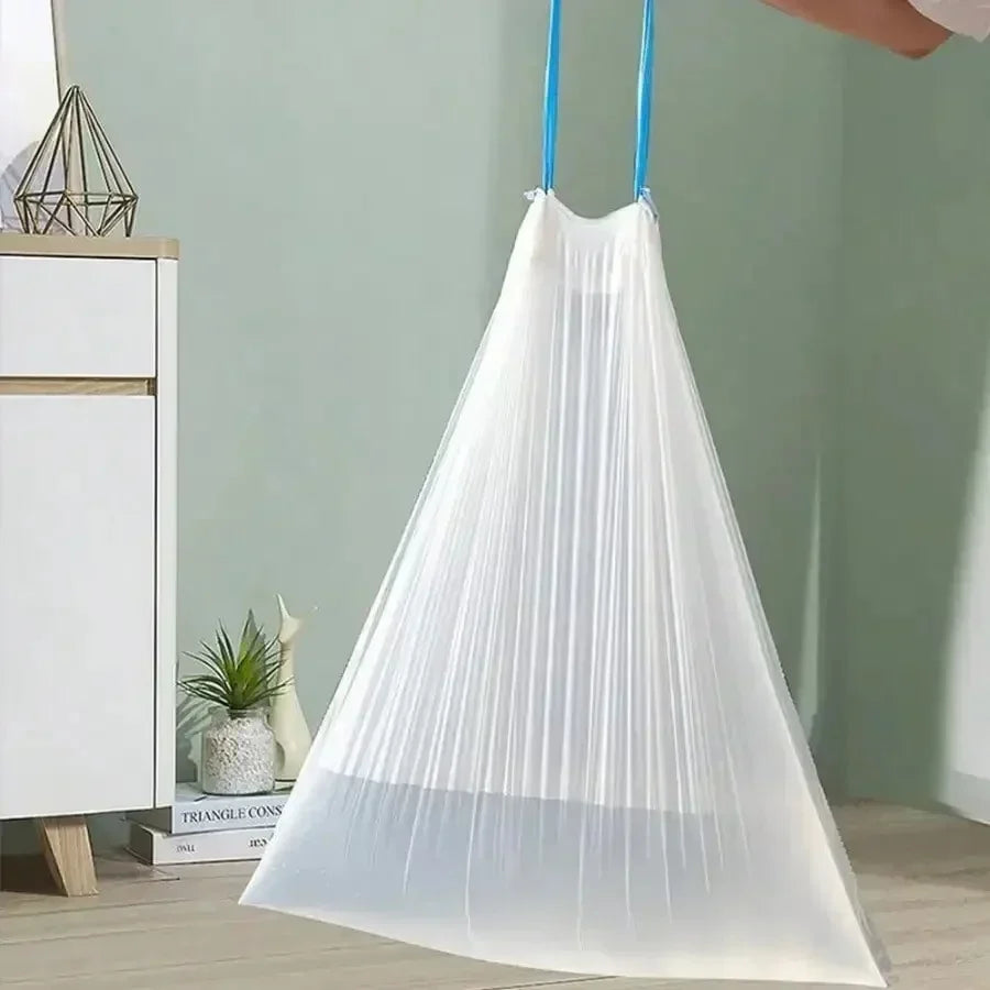 Sacos de lixo com cordão com alças-sacos de lixo descartáveis perfumados engrossados saco de lixo para gatos coletar fezes produtos de limpeza para animais de estimação