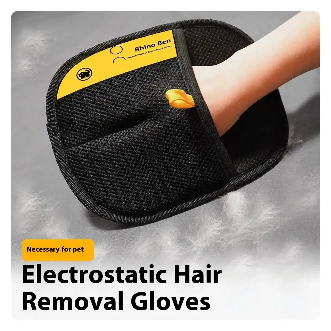 Luva Removedora de Pelos para Cães e Gatos, Escova Massageadora para Higiene e Limpeza de Animais de Estimação, Acessórios para Gatos