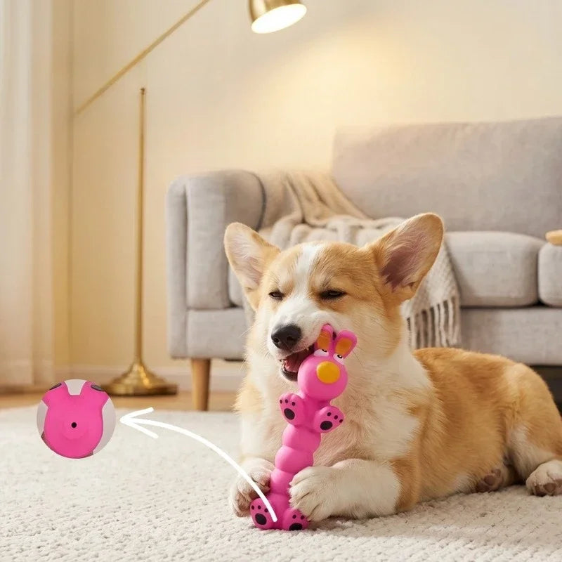 Brinquedo Interativo para Cães e Gatos, Coelho, Cabra e Alce que Gritam, Brinquedo de Animais de Desenho Animado para Cães, Brinquedo de Látex com Som para Mastigar e Treinar, Produtos para Animais de Estimação