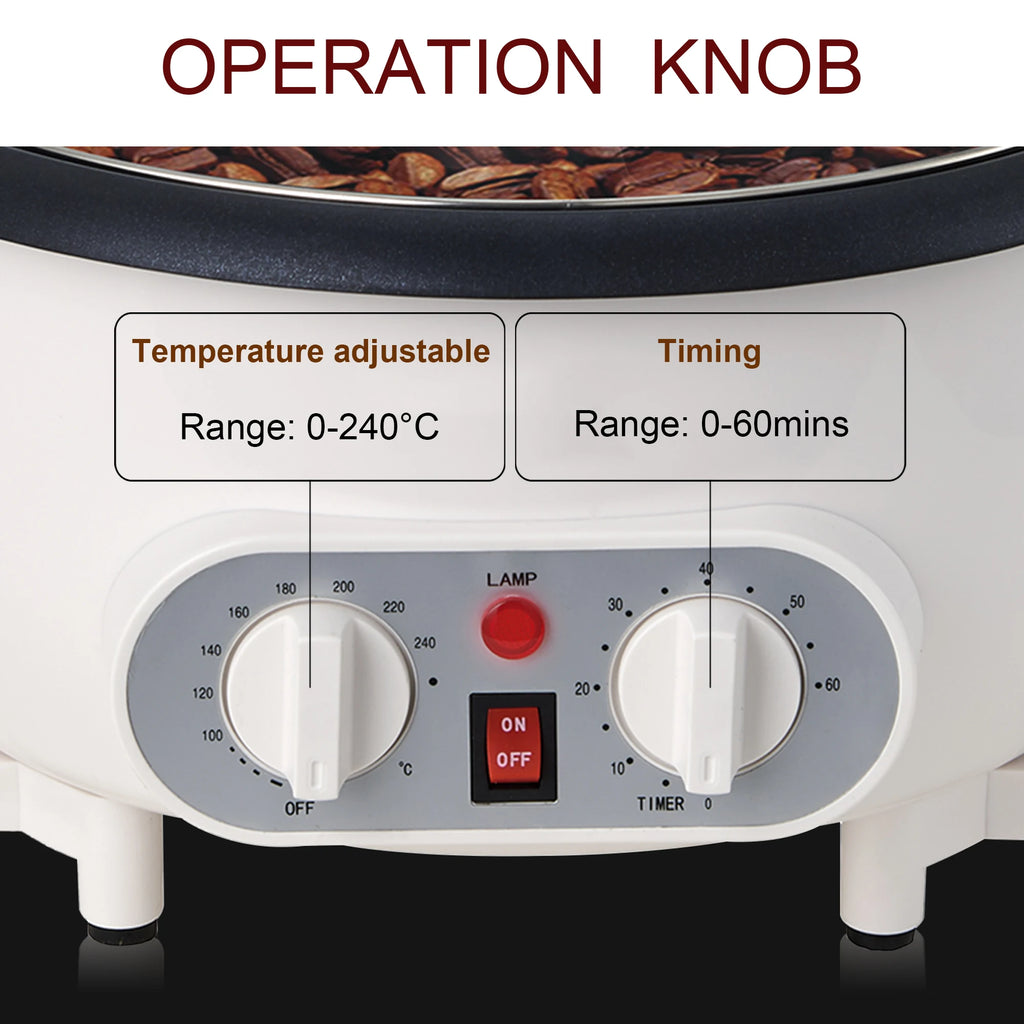 Sonifer-Elétrica Torrador De Feijão De Café, Cozimento Fogão, Pipoca Make Dryer, Secagem De Grãos, Feijão De Amendoim